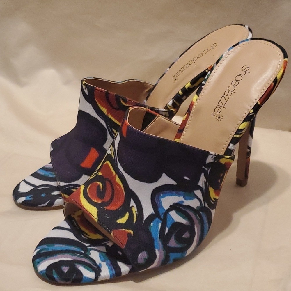 Shoedazzle Alexa Mules SZ 10